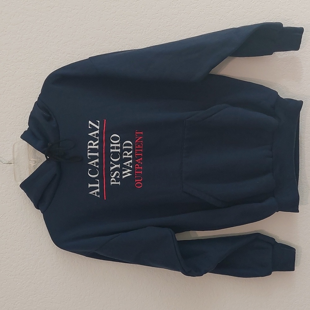 ALCATRAZ PSYCHO WARD OUTPATIENT Hooded Sweatshirt NWOT